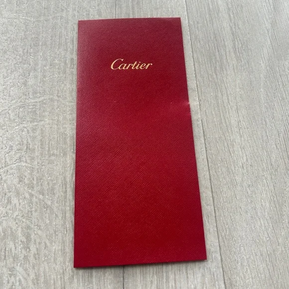 2X authentic  Cartier Receipt / Money Holder - Picture 2 of 5